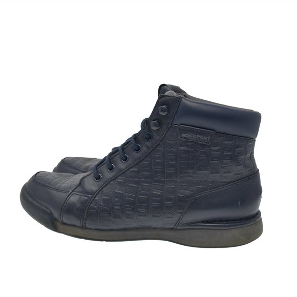 *Rockport Blue Sz 9.5M EU 43 Blue Faux Lizard Skin main image 5